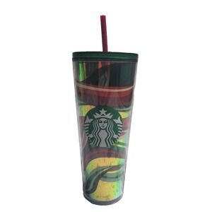 Starbucks Holiday 2021 Tumbler with Straw 24oz‎